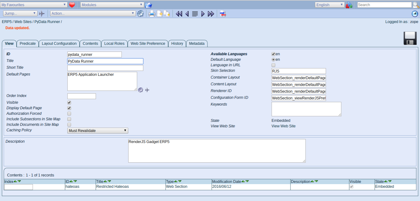 Wendelin-ERP5 - Rename Website