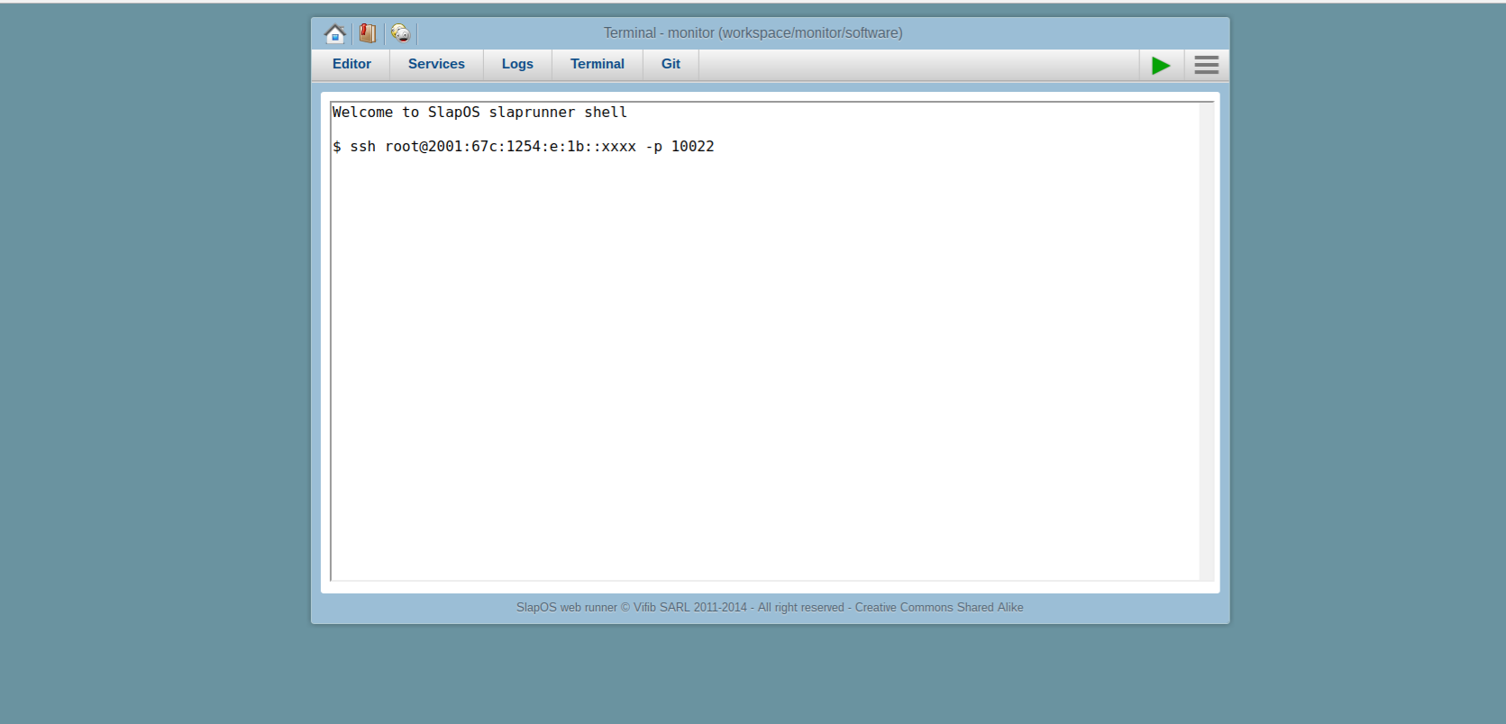 Wendelin-ERP5 Shell SSH