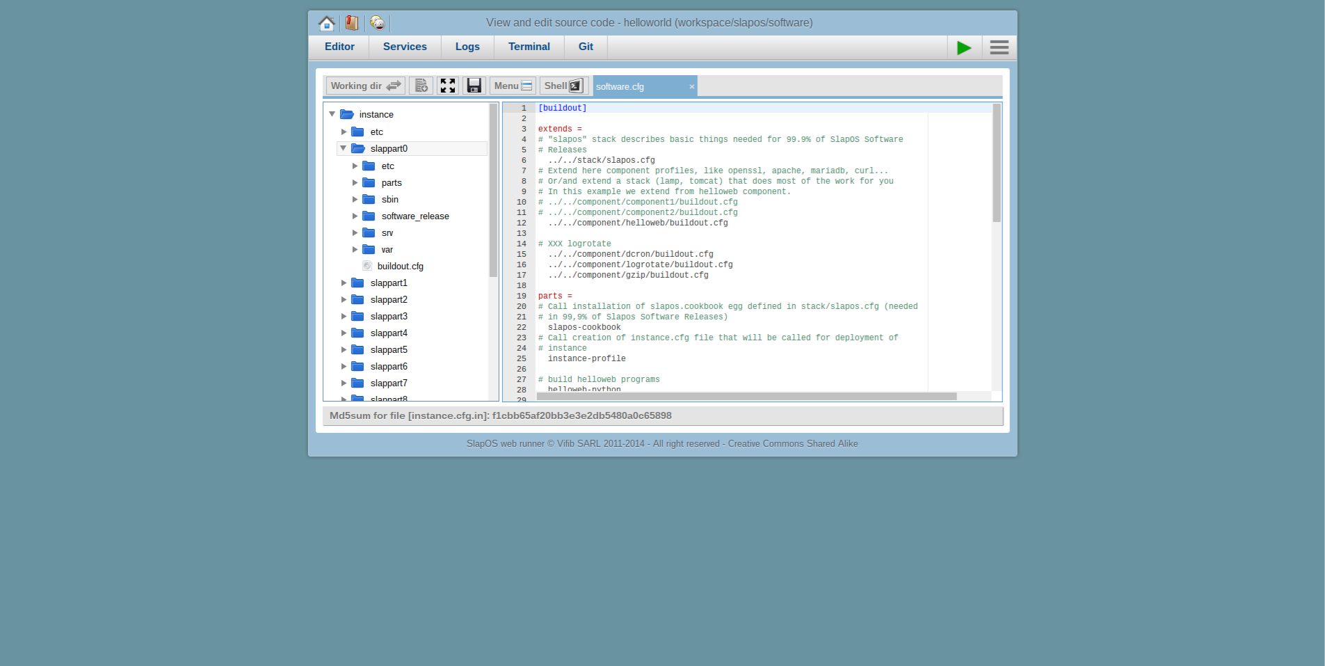 Extending Software Release - Webrunner Interface