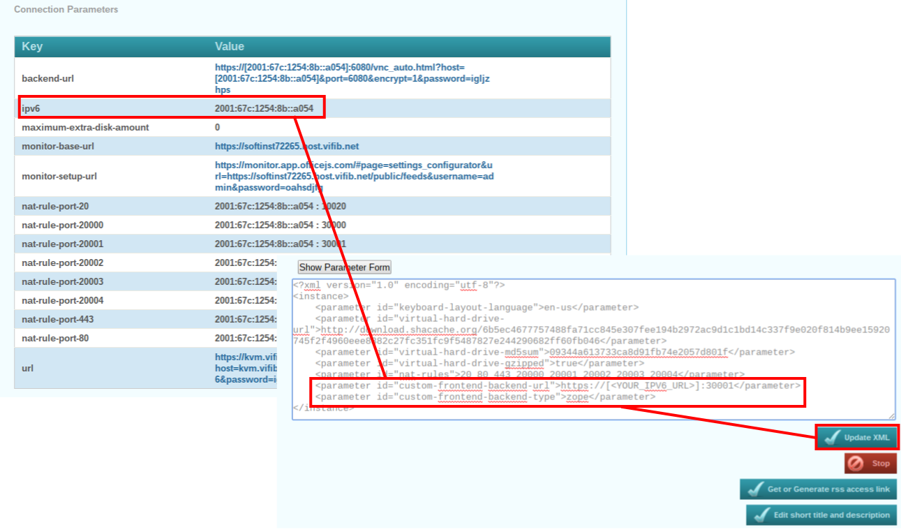 Requesting Frontend To Wendelin On KVM