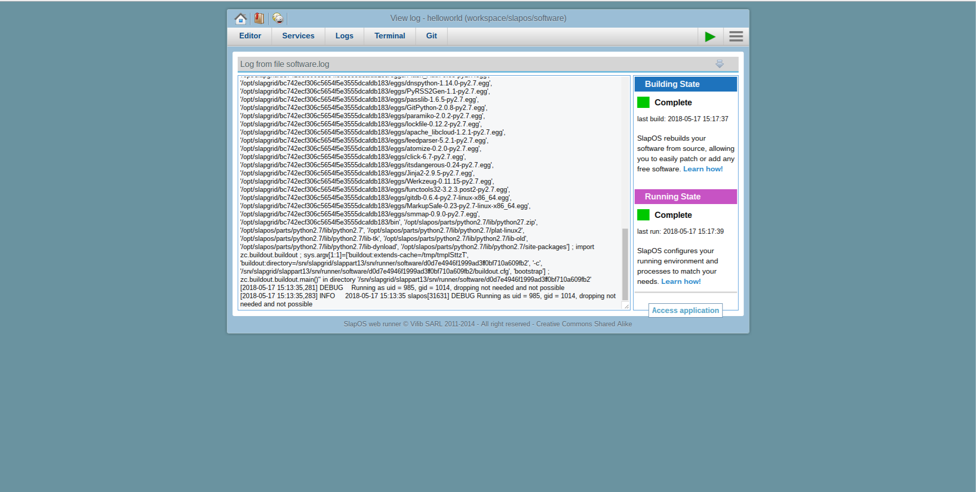 Extending Software Release - Webrunner Interface - Rebuild Software with Logrotate