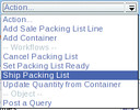 Ship Packing List Menu Screenshot
