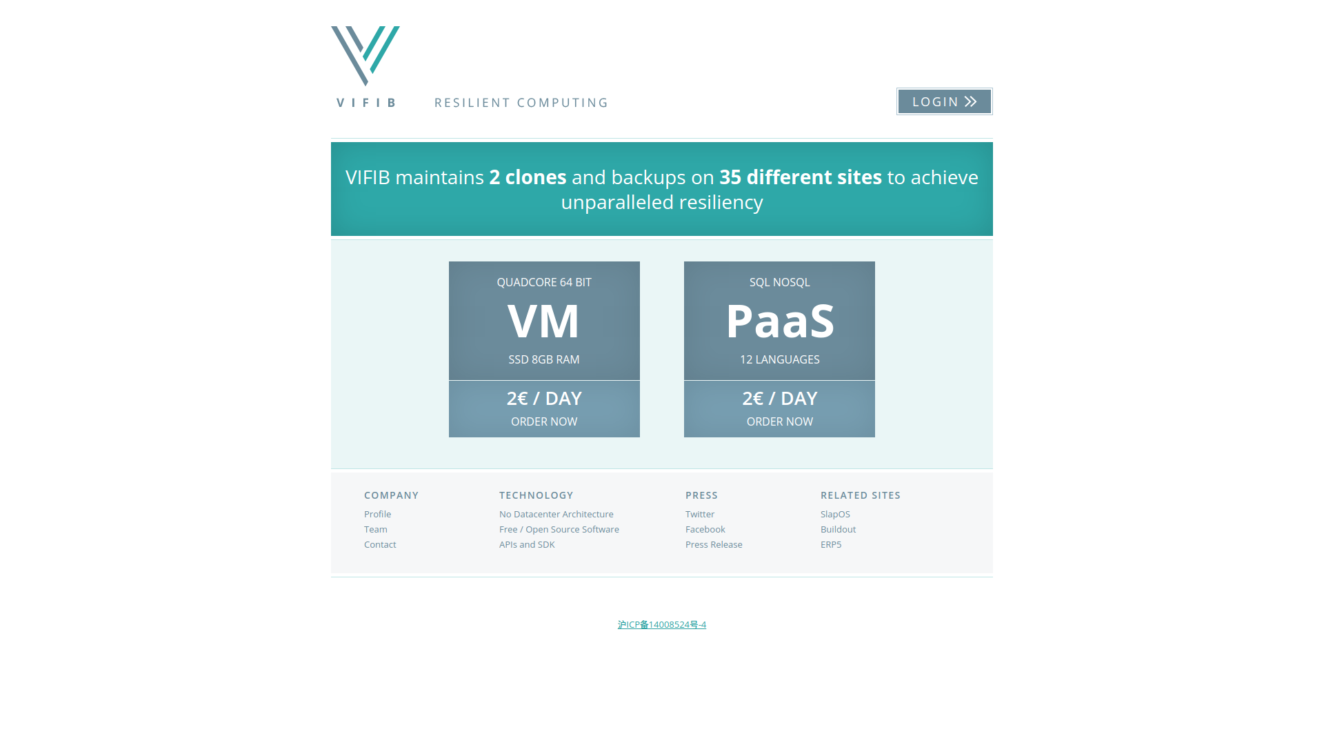 Vifib Homepage